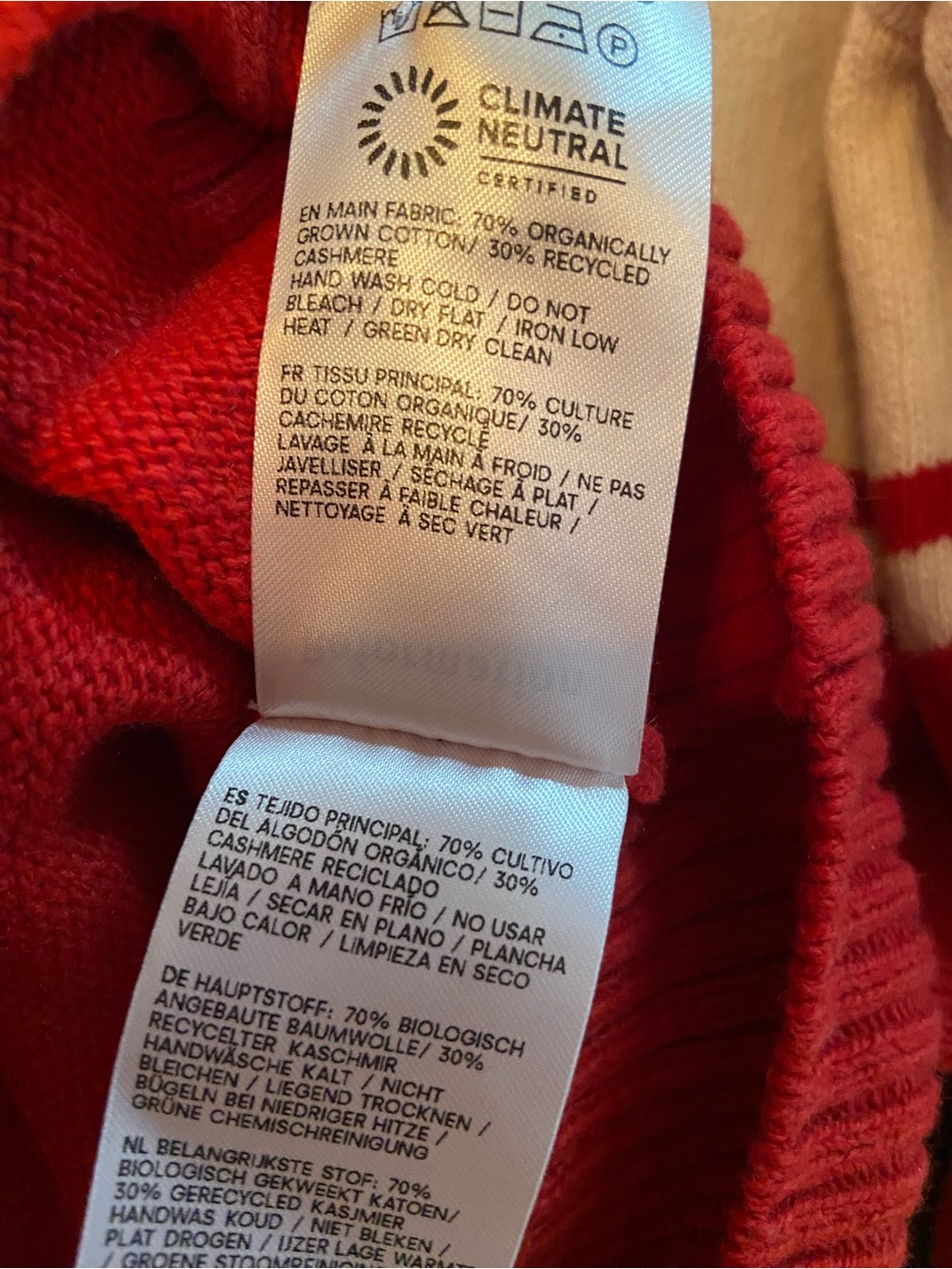 Reformation Fields Cashmere Blend Oversized Crewneck Sweater - Picture 6 of 6